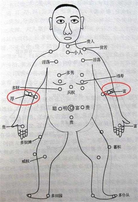 手臂有痣前世|胳膊痣的位置与命运图解大全